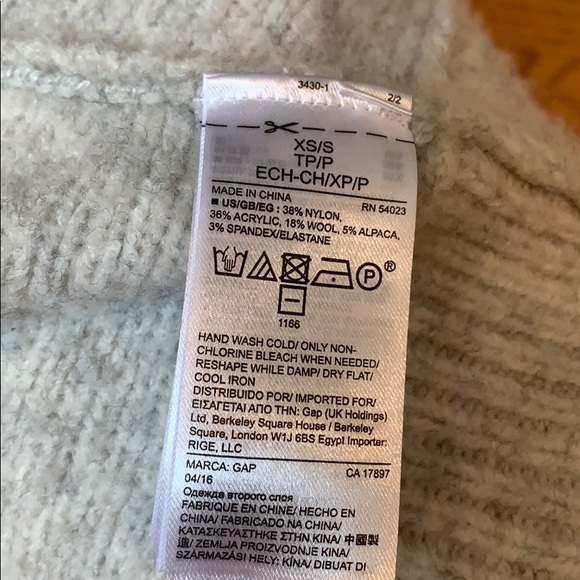 Gap Heather Gray Solid Open Cardigan - Picture 5 of 5